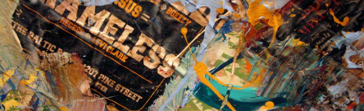 SOLD – L a w l e s s (2012) 96 x 48 x 2″