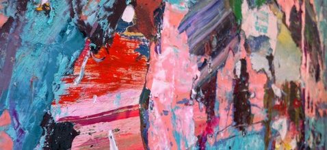 SOLD – Waterfall (2012) 36 x 48 x 3″